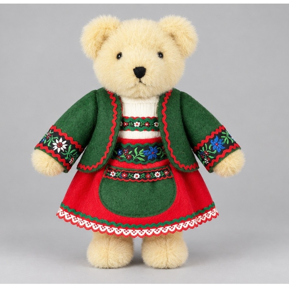 1992 Muffy VanderBear Alpine Eine Kleine Mountain Climbin 8in Plush Bear